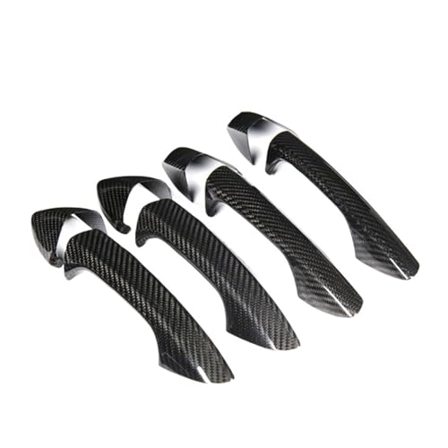 IKQSVKQR Upgrade aus echter Kohlefaser, kompatibel mit Benz A/B/C/E/S-Klasse W204 W176 W218 W212, Autotürgriffabdeckungen, Zierschutzaufkleber(Carbon fiber a) von IKQSVKQR