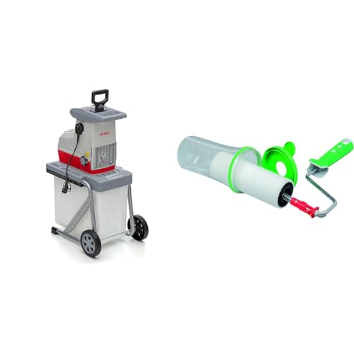 IKRA 81002880 Elektro Gartenhäcksler Walzenhäcksler ILH 3000 A & NESPOLI Rollmatic 180mm wasserfreie Systemrolle für Wände und Decken von IKRA