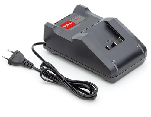 IKRA Bosch 36V Akku Ladegerät Ladestation Typ AL 36V-20 mit LED Anzeige, kompatibel mit Allen Bosch 36V Geräten von IKRA