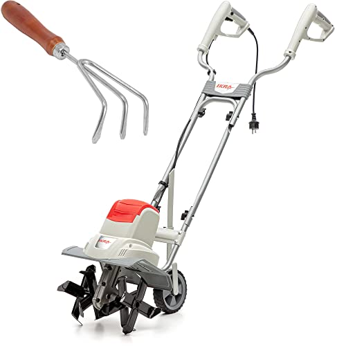 IKRA Elektro Bodenhacke Kultivator IEM 800 S, Arbeitsbreite 30cm, Arbeitstiefe 20cm, inkl. Handgrubber von IKRA