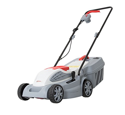 IKRA Elektro Rasenmäher IERM 1434 U Fangbox 35l Schnittbreite 34cm Schnitthöhe 5-fach höhenverstellbar 25–65mm von IKRA