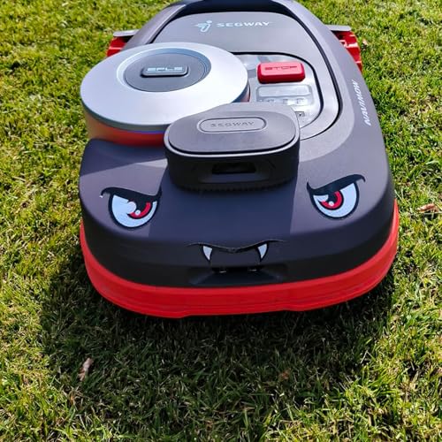 IKSAMY Augen Aufkleber Sticker für Mähroboter Rasenroboter - Selbstklebend Wetterfest, Mähroboter Deko, Mähroboter Tuning, Aufkleber für Mähroboter, Gardena, Navimow, Luba 2, Worx Landroid (Böse-A) IKSAMY Augen Aufkleber Sticker für Mähroboter Rasenroboter - Selbstklebend Wetterfest, Mähroboter Deko, Mähroboter Tuning, Aufkleber für Mähroboter, Gardena, Navimow, Luba 2, Worx Landroid (Böse-A) von IKSAMY