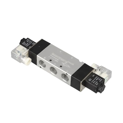 1 Stück 4V420-15 Pneumatisches Magnetventil, 5/2-Wege-Doppelspulen-Luftregelventil for industrielle Automatisierungssysteme(AC110V) von IKYCEHFV