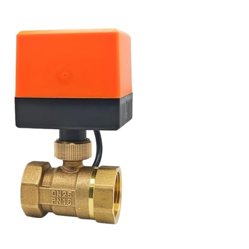 1 Stück Elektrischer Kugelhahn Zweiwege-Innengewinde Motorisierter Messing-Kugelhahn, for Abschneiden oder Verbinden des Mediums in der Rohrleitung(2",12VDC) von IKYCEHFV