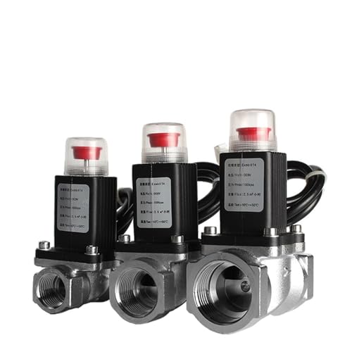 1 Stück Gas-Not-Abschaltmagnetventil DN15 Gasleck-Verknüpfungsalarm unterbricht automatisch das Erdgas-Pipeline-Ventil DC9V-12V(DN20,C TYPE_BRASS) von IKYCEHFV