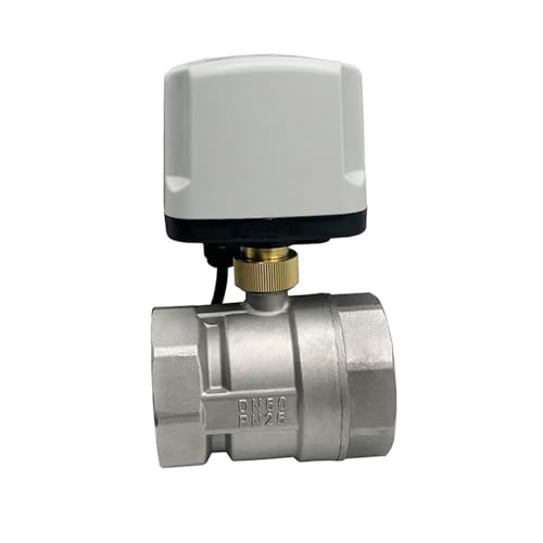 1 stücke Edelstahl IP65 Wasserdicht Motorisierte Kugelhahn 220V 12V 24V 3-Draht 2 Control Messing Elektrische Kugelhahn(12VDC) von IKYCEHFV
