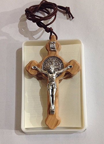 IL SOLE Kreuz des Heiligen Benedikt aus Olivenholz, 7 x 4,5 cm, Klassisch, Wandmontage, Wandbild - Malerei IL SOLE Kreuz des Heiligen Benedikt aus Olivenholz, 7 x 4,5 cm, Klassisch, Wandmontage, Wandbild - Malerei von IL SOLE