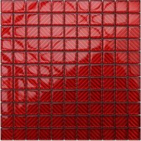 Badezimmer-Mosaik Innenküche aus Glas 30 cm x 30 cm - Red Hot Chili Peppers von ILCOM