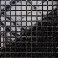 Badezimmer-Mosaik für Innenküche aus Glas - 30 x 30cm- Black Galaxy Badezimmer-Mosaik für Innenküche aus Glas - 30 x 30cm- Black Galaxy von ILCOM
