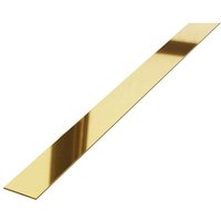 Dekorative Wandleiste aus Edelstahl 38 mm x 2440 mm - Gold poliert Dekorative Wandleiste aus Edelstahl 38 mm x 2440 mm - Gold poliert von ILCOM