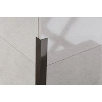 Dekoratives Profil L Winkel aus rostfreiem Stahl 20mm x 20mm x 2700mm - Gunmetal Dekoratives Profil L Winkel aus rostfreiem Stahl 20mm x 20mm x 2700mm - Gunmetal von ILCOM