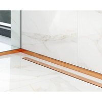 Duschprofil für den vorderen Boden LCKupfer satiniert - 1300 x 30 x 12 mm Duschprofil für den vorderen Boden LCKupfer satiniert - 1300 x 30 x 12 mm von ILCOM