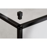 Eckabschluss für Edelstahlprofile Q und P 1.2cm - Glänzendes Schwarz von ILCOM
