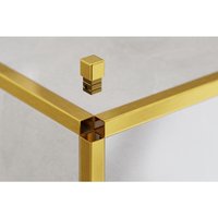 Eckabschluss für Edelstahlprofile Q und P 1cm - Satiniertes Gold von ILCOM