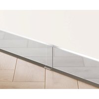 FI-Dichtung für Sockel F aus Edelstahl 6cm x 3cm x 1.2cm - Silber poliert von ILCOM