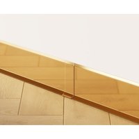 FI-Dichtung für Sockelleiste F aus Edelstahl 8cm x 3cm x 1.2cm - Gold poliert FI-Dichtung für Sockelleiste F aus Edelstahl 8cm x 3cm x 1.2cm - Gold poliert von ILCOM