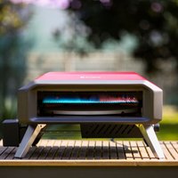 Gas-Pizzaofen Automatische Rotation - Effesto - rot von ILCOM