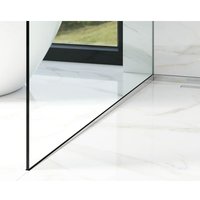Gekipptes linkes seitliches Profil für 8-10mm Bodenduschglas 30mm x 1200mm - Silber satiniert Gekipptes linkes seitliches Profil für 8-10mm Bodenduschglas 30mm x 1200mm - Silber satiniert von ILCOM