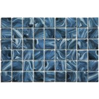 Gepresstes Glasmosaik auf Netz Modena Mexico Pool - 31.5cm x 47,7cm für Schwimmbad (0.15 m 2) von ILCOM