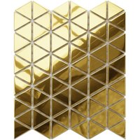 Glasmosaik für Bad oder Küche aus Glas 26.3 x 30.3 cm - Golden mirror Glasmosaik für Bad oder Küche aus Glas 26.3 x 30.3 cm - Golden mirror von ILCOM