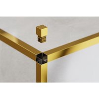 Eckige Ausführung für QS geschliffene Edelstahlprofile 1.2cm - Glänzendes Gold Eckige Ausführung für QS geschliffene Edelstahlprofile 1.2cm - Glänzendes Gold von ILCOM