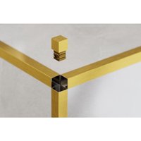 Eckige Ausführung für QS geschliffene Edelstahlprofile 1cm - Satiniertes Gold Eckige Ausführung für QS geschliffene Edelstahlprofile 1cm - Satiniertes Gold von ILCOM