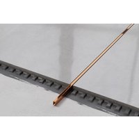 Edelstahl Erdungsanschluss U-Profil für Fliesen 0.5cm x 244cm - Glänzendes Kupfer Edelstahl Erdungsanschluss U-Profil für Fliesen 0.5cm x 244cm - Glänzendes Kupfer von ILCOM