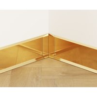 Innenecke FLI zusammenstellbar für Sockelleisten F 10cm x 3cm x 3cm - gold poliert Innenecke FLI zusammenstellbar für Sockelleisten F 10cm x 3cm x 3cm - gold poliert von ILCOM
