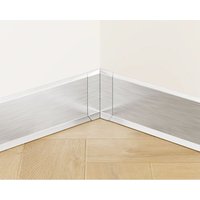 Innenecke FLI zusammenstellbar für Sockelleisten F 10cm x 3cm x 3cm - silber satiniert Innenecke FLI zusammenstellbar für Sockelleisten F 10cm x 3cm x 3cm - silber satiniert von ILCOM