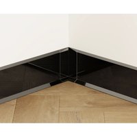 Innenecke FLI zusammenstellbar für Sockelleisten F 6cm x 3cm x 3cm - schwarz poliert von ILCOM
