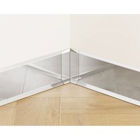 Innenecke FLI zusammenstellbar für Sockelleisten F 6cm x 3cm x 3cm - silber poliert Innenecke FLI zusammenstellbar für Sockelleisten F 6cm x 3cm x 3cm - silber poliert von ILCOM