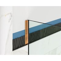 LSS-Edelstahlprofil für die Glasmontage 8-10mm Duschwand 11mm x 2000mm - poliertes Kupfer von ILCOM