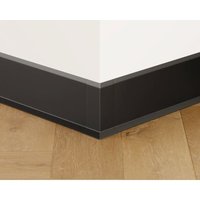 Modulare Außenecke für Sockelleisten F aus Stahl 10cm x 3cm x 3cm - schwarz matt Modulare Außenecke für Sockelleisten F aus Stahl 10cm x 3cm x 3cm - schwarz matt von ILCOM