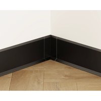 Modulare FLI-Innenecke für Sockelleisten F 10cm x 3cm x 3cm - schwarz matt Modulare FLI-Innenecke für Sockelleisten F 10cm x 3cm x 3cm - schwarz matt von ILCOM