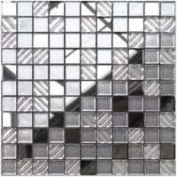 Mosaik auf Netz für Bad oder Küche aus Glas -30x30cm - Moonlight Mirror Mosaik auf Netz für Bad oder Küche aus Glas -30x30cm - Moonlight Mirror von ILCOM