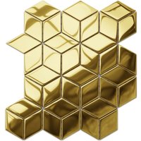 Mosaik auf Netz für Bad und Küche aus Glas Metallica Romb - 30,5 x 26,5 cm Mosaik auf Netz für Bad und Küche aus Glas Metallica Romb - 30,5 x 26,5 cm von ILCOM
