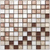 Mosaik für Bad Innenküche aus Glas 30 cm 30 cm - COFFEE Mosaik für Bad Innenküche aus Glas 30 cm 30 cm - COFFEE von ILCOM