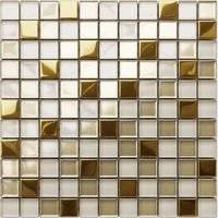 Mosaik für Badezimmer Küche aus Glas 30x30cm - CALACHARI Mosaik für Badezimmer Küche aus Glas 30x30cm - CALACHARI von ILCOM