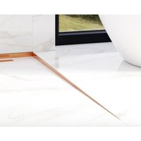 Profil LKP Duschbodenfliesen rechts geneigt - kupfer satiniert - 1800 x 11 mm Profil LKP Duschbodenfliesen rechts geneigt - kupfer satiniert - 1800 x 11 mm von ILCOM