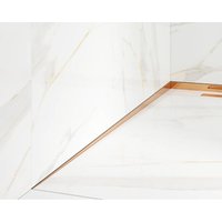 Seitliches Profil symmetrisch geneigt für Dusche mit glänzendem Kupferboden - 4 x 180cm Seitliches Profil symmetrisch geneigt für Dusche mit glänzendem Kupferboden - 4 x 180cm von ILCOM