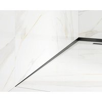 Seitliches sinisto geneigtes Profil für Bodendusche Schwarz glänzend - 4 x 180cm Seitliches sinisto geneigtes Profil für Bodendusche Schwarz glänzend - 4 x 180cm von ILCOM