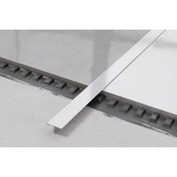 T-Verbindungsprofil aus Edelstahl 2cm x 244cm - Satiniertes Silber T-Verbindungsprofil aus Edelstahl 2cm x 244cm - Satiniertes Silber von ILCOM