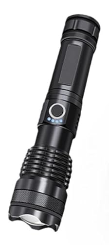 ILESTDG Festberg HyperXLight PRO - Ultrahelle LED, robustes Aluminiumgehäuse, zoombarer Lichtstrahl für jede Situation, langlebiges, schlagfestes Design für Outdoor-Wanderabenteuer (1 Stück) von ILESTDG