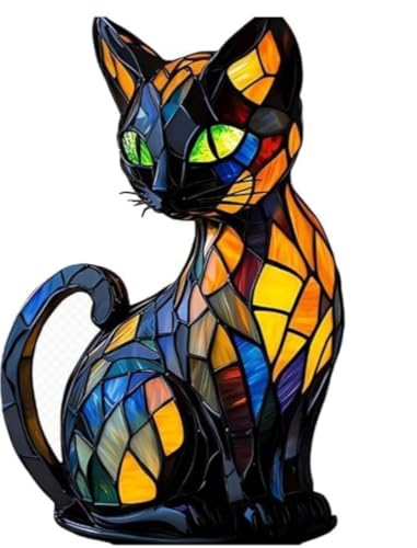 ILESTDG Festberg LeuchtKatze™ – Original Magische LED-Lampe (Typ C) – Dekoratives Zauberlicht für stimmungsvolle Atmosphäre (Katze A) von ILESTDG