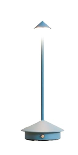 ILESTDG Heim-glueck Kabellose LED Tischlampe im Edlen Design Touch Dimmbar Outdoor Tischlampe (Blau) von ILESTDG