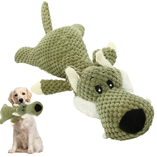 Unzerstörbares Hundespielzeug von Bella Balu – Indestructible Quality for Strong Beiber Dog Toy, Reinigt Zähne & Mit Sound – Ideal für Starke Kauer (Grün) von ILESTDG