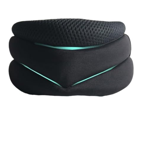 Neck Support Vitavix Schnarchen 2.0 | Anti-Schnarch-Halskrause | Stoppt Schnarchen & Schlafapnoe | Entlastet Nacken & Wirbelsäule (Schwarz) von ILESTDG