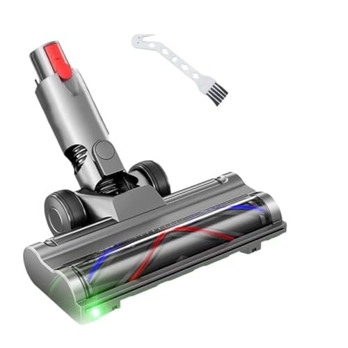 Bürstenkopf Mit Direktantrieb, Kompatibel Mit Dyson, V10 Slim V12 Slim Staubsaugeraufsatz Mit LED-Stauberkennung For Die Reinigung Von Teppichböden von ILHAKVYDI