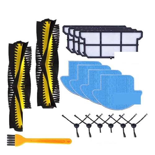 Ersatzteile For Roboterstaubsauger, Rollen, Haupt- Und Seitenbürste, Wischmoppfilter, Kompatibel Mit Ilife, V7S Pro/Plus, V7(17pcs) von ILHAKVYDI