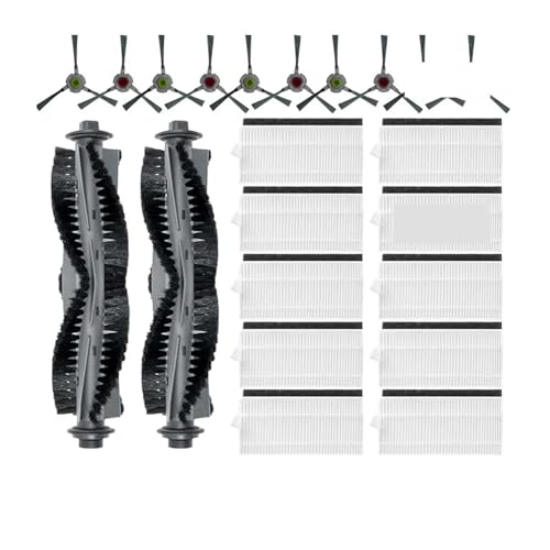 Kompatibel Mit AIRROBO, P20 Roboter-Staubsauger, Rollen-Seitenbürstenfilter, Ersatzteil-Zubehör(22PCS) von ILHAKVYDI